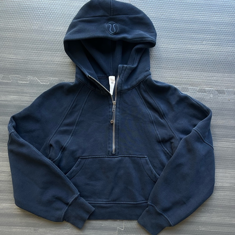 Lululemon True Navy Set Scuba Hoodie & Align Bodysuit Size XS/S 4 - Picture 2 of 11